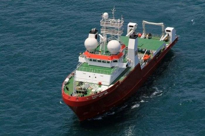 The survey ship Fugro Equator is the last remaining vessel searching for crash debris from the Malaysia Airlines Flight MH370