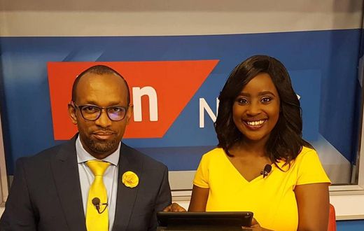 Mike Gitonga with Nindzi Kibiku (Instagram)