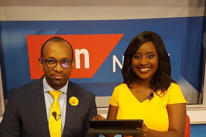 Mike Gitonga with Nindzi Kibiku (Instagram)