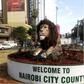 The lion statue that was erected on University Way in Nairobi. It has since been removed