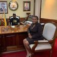 UNSA chairperson Ann Mwangi Mvurya with Nairobi Governor Mike Sonko (Twitter)