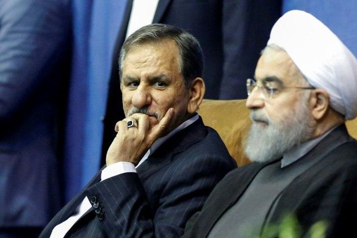 Iran's reformist first vice president Eshaq Jahangiri pulled out of this week's presidential election and endorsed incumbent Hassan Rouhani