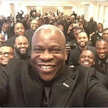 Photos from the purported Men Conference