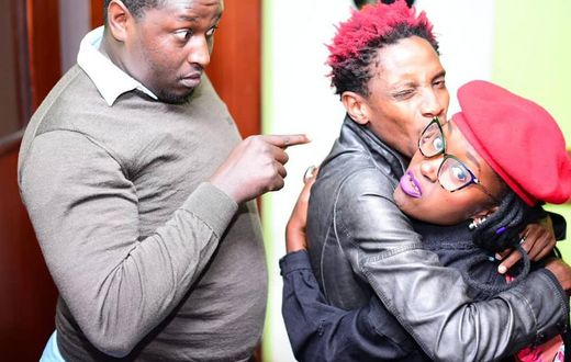 Terence Creative with Eric Omondi and Anne Kasme. Churchill show Director Terence Creative lands new Job