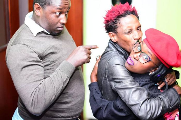 Terence Creative with Eric Omondi and Anne Kasme. Churchill show Director Terence Creative lands new Job