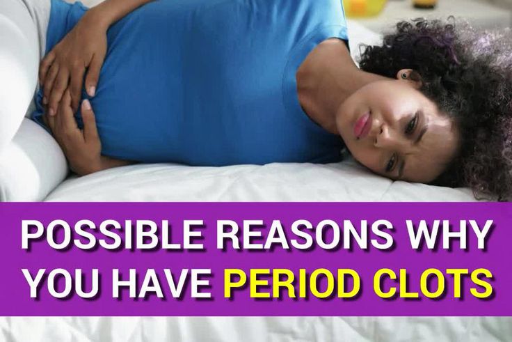 Possible reasons why you have period clots