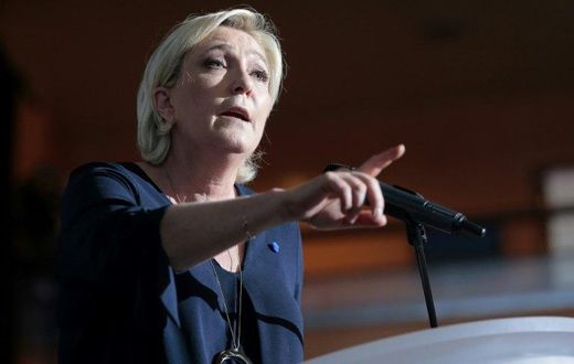 Marine Le Pen, the French presidential election candidate for the far-right National Front