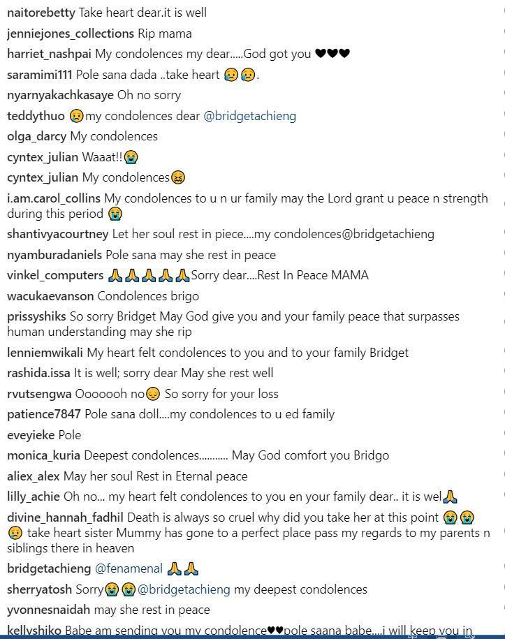 Nairobi Diaries Bridget Achieng in mourning