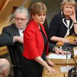 Scotland's lawmakers are due to back First Minister Nicola Sturgeon's (C) call for a second independence referendum when they vote in Edinburgh