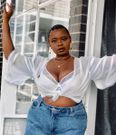 Why every woman needs a pair of high waisted jeans (Image: Instagram thickleeyonce)