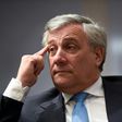 President of the EU Parliament Antonio Tajani speaking to AFP on March 22, 2017 in Brussels