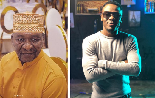 Alikiba and his Father