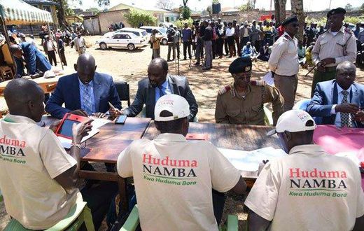 Way forward on Huduma Namba registration given