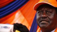 OdDM leader Raila Odinga