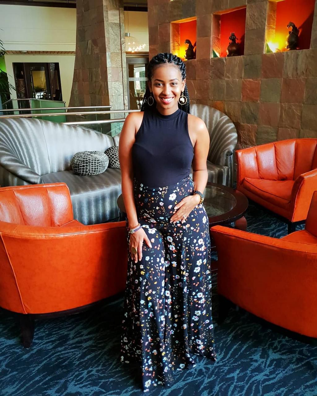Sarah Hassan maternity style (Instagram hassansarah)