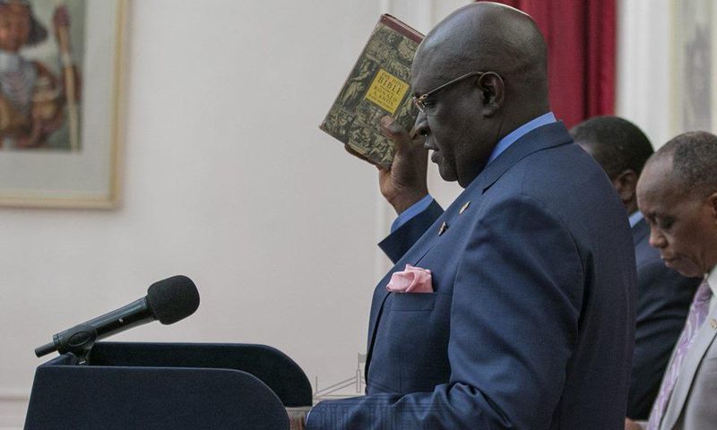 I have high hopes for you - President Uhuru tells Magoha as he was sworn in as Education CS
