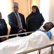 Former Garissa County finance executive Idriss Mukhtar’s parents, Aden Mukhtar and Ijab Aden, with lawyer Lynn Owano  (Daily Nation)