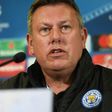 Leicester manager Craig Shakespeare said it will be important for his players to keep their cool