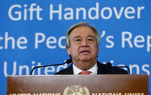 UN Secretary General Antonio Guterres said he was "extremely concerned" about the state of human rights around the world, remarks that came as US President Donald Trump was reportedly preparing to suspend the US refugee program