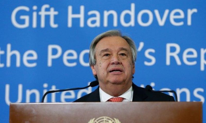 UN Secretary General Antonio Guterres said he was "extremely concerned" about the state of human rights around the world, remarks that came as US President Donald Trump was reportedly preparing to suspend the US refugee program