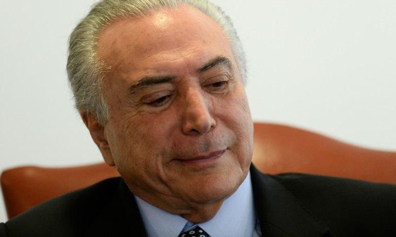 Center-right President Michel Temer, seen in July 2016, who took over this year after the impeachment of leftist leader Dilma Rousseff, has vowed to introduce strong austerity measures