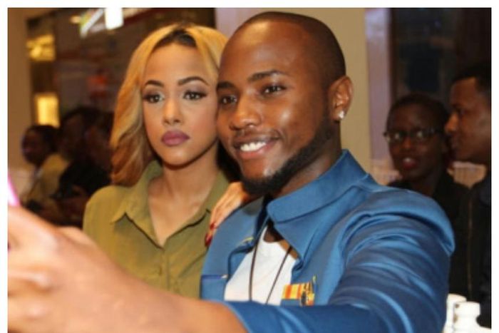 Tanasha Donna with Actor Nick Mutuma