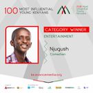 Njugush floors King Kaka, Nyanshinski, Khaligraph to be Most Influential Kenyan