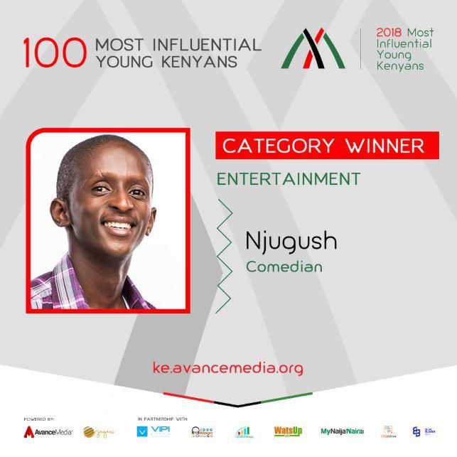 Njugush floors King Kaka, Nyanshinski, Khaligraph to be Most Influential Kenyan