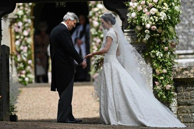Pippa Middleton, whose sister Kate is married to Britain's Prince William, was to be wed on Saturday