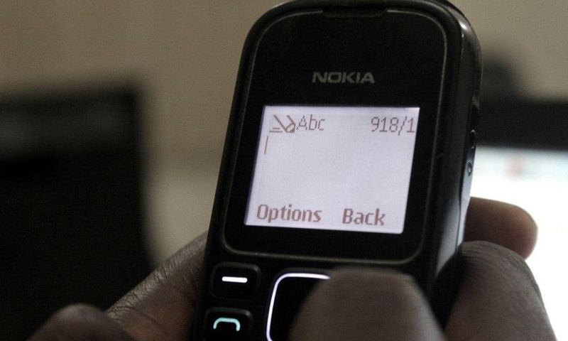 A GSM user in Nigeria