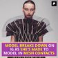 MODEL BREAKS DOWN ON INSTAGRAM AS SHE'S MADE TO WALK ON THE RUNWAY IN MESH CONTACTS