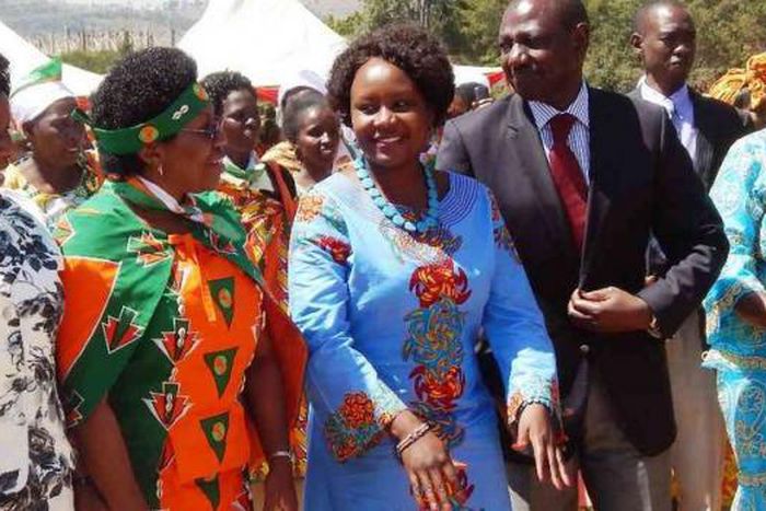 Beatrice Kones, Deputy President William Ruto with National Assembly Deputy Speaker Joyce Lasboso and other leaders at a past event.