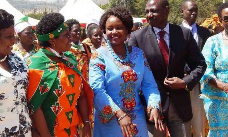 Beatrice Kones, Deputy President William Ruto with National Assembly Deputy Speaker Joyce Lasboso and other leaders at a past event.