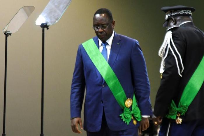 Macky Sall said new economic perspectives were opening up as he was sworn in for a second term