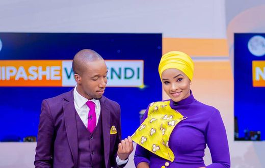 Rashid Abdalla with Lulu Hassan (Instagram)
