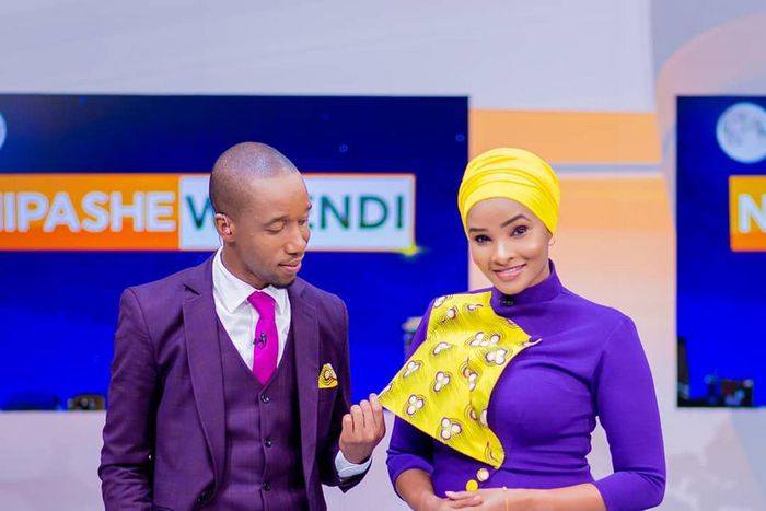 Rashid Abdalla with Lulu Hassan (Instagram)