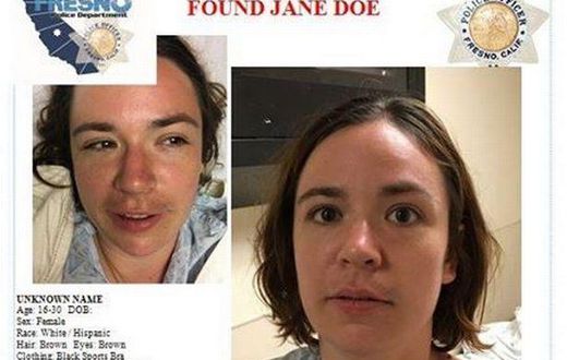 Joanna is currently code name "Jane Doe" until the police gather more information about her.