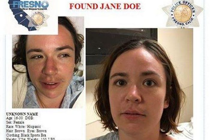 Joanna is currently code name "Jane Doe" until the police gather more information about her.