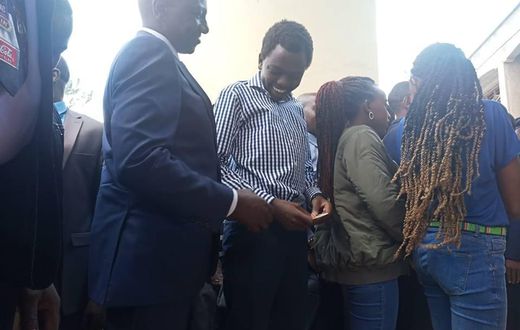 DP William Ruto, accompanied by son and daughters quietly registers for Huduma Namba in Lang'ata