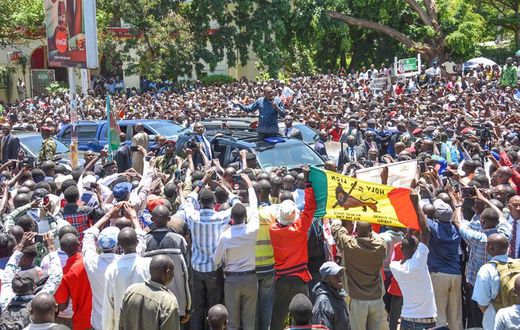 President Uhuru Kenyatta in Kisumu