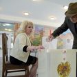 An elderly man casts his ballot at a polling station in Yerevan, the Armenian capital, in legislative elections. It is the first ballot since the adoption of constitutional reforms aimed at transforming the ex-Soviet country into a parliamentary republ...