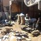 Men sell wood outside in the Syrian city of Deir Ezzor, parts of which were siezed by the Islamic State in 2014 after the group's lightning advance across large areas of Syria and neighbouring Iraq