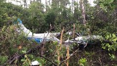 The light aircraft which crashed in Makutano forest in Londiani