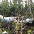 The light aircraft which crashed in Makutano forest in Londiani