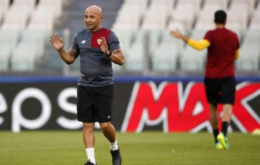 Argentinian Jorge Sampaoli has coached Sevilla to a surprisingly successful season in Spanish La Liga