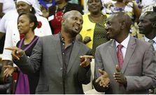 Gatundu South MP Moses Kuria and Deputy President William Ruto at a past function