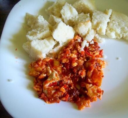 Ugali mayai (Courtesy)