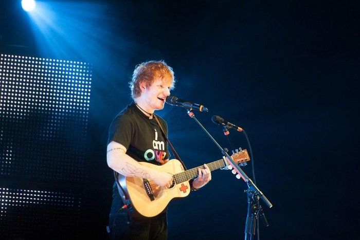 Pop singer Ed Sheeran, seen in 2013, had his song "Shape of You" become the top song ever for a single week on the world's largest streaming website, with 52,359,013 listens through January 12, 2017
