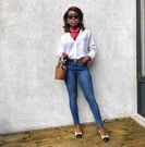 Why every woman needs a pair of high waisted jeans (Image: Instagram awynterstyle)