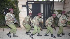 Security agencies responding to the Dusit D2 terrorist attack